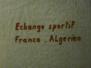 ÉCHANGE SPORTIF FRANCO-ALGÉRIEN